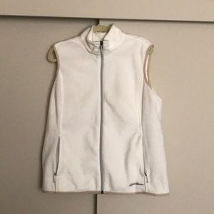 NWOT Eddie Bauer XL vest - off white